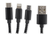 Kabel USB 3 w 1 LUX