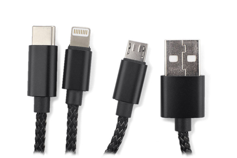 Kabel USB 3 w 1 LUX
