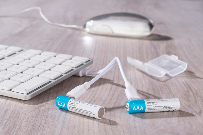 Zestaw akumulatorków AAA 450 mAh