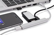 Rozdzielacz HUB USB z kablem typ C - ROSKO