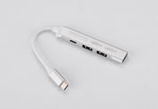 Rozdzielacz HUB USB z kablem typ C - ROSKO