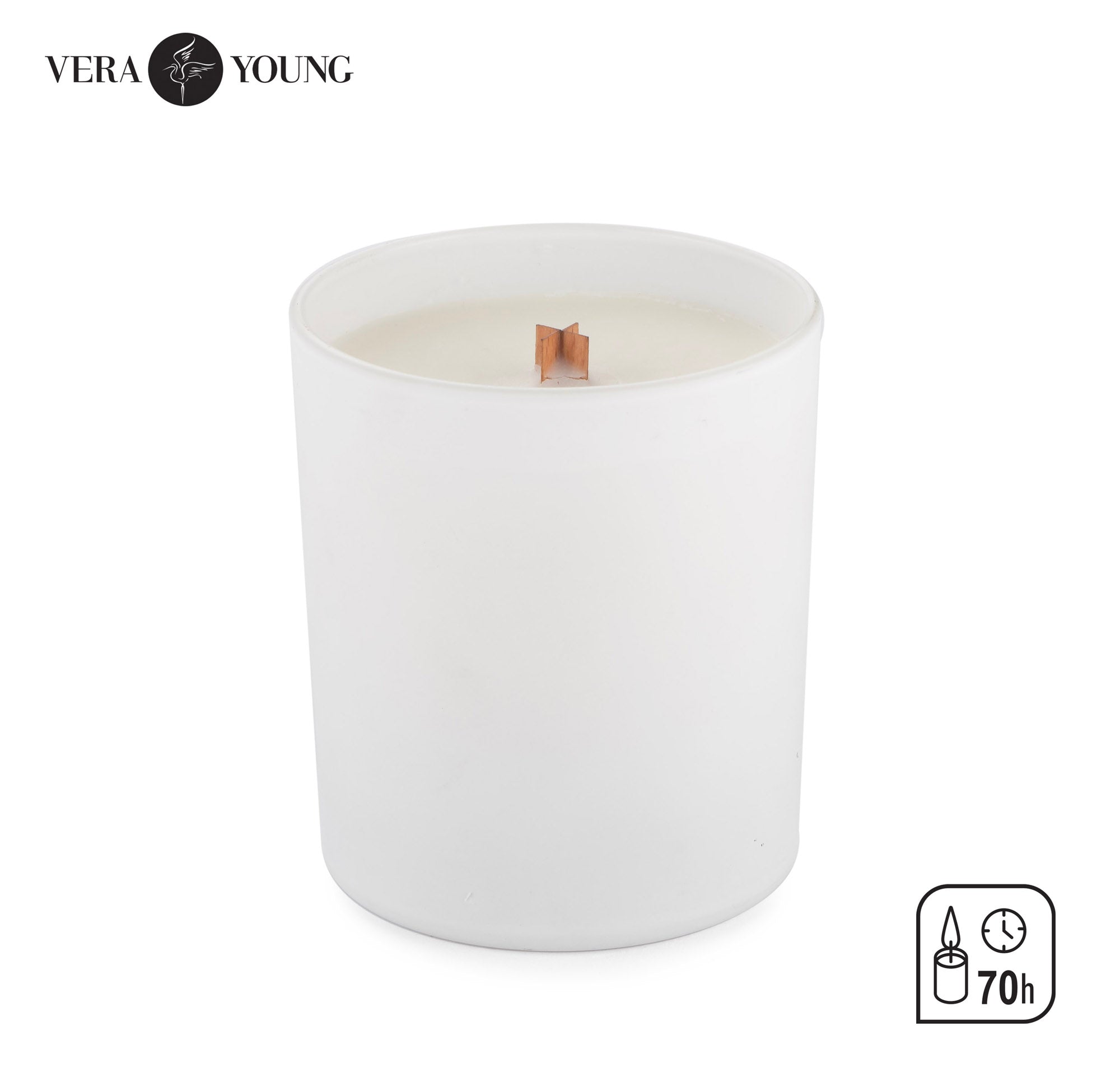 Świeca sojowa 220g - Library - VERA YOUNG