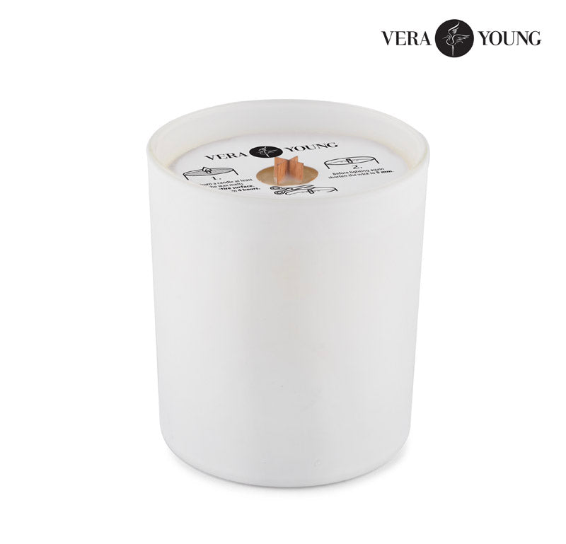 Świeca sojowa 220g - Library - VERA YOUNG