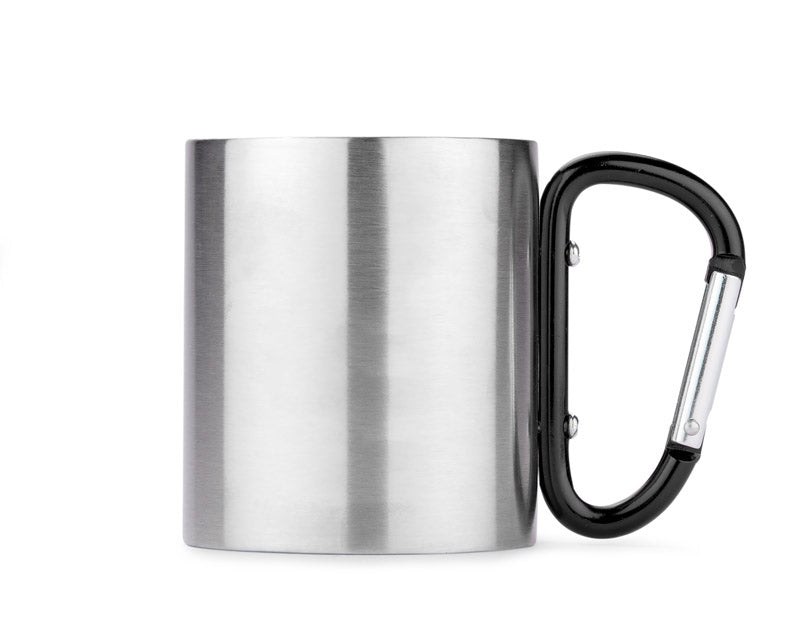 Kubek z karabińczykiem CAMPIC 200 ml