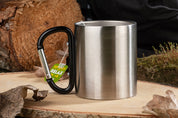 Kubek z karabińczykiem CAMPIC 200 ml