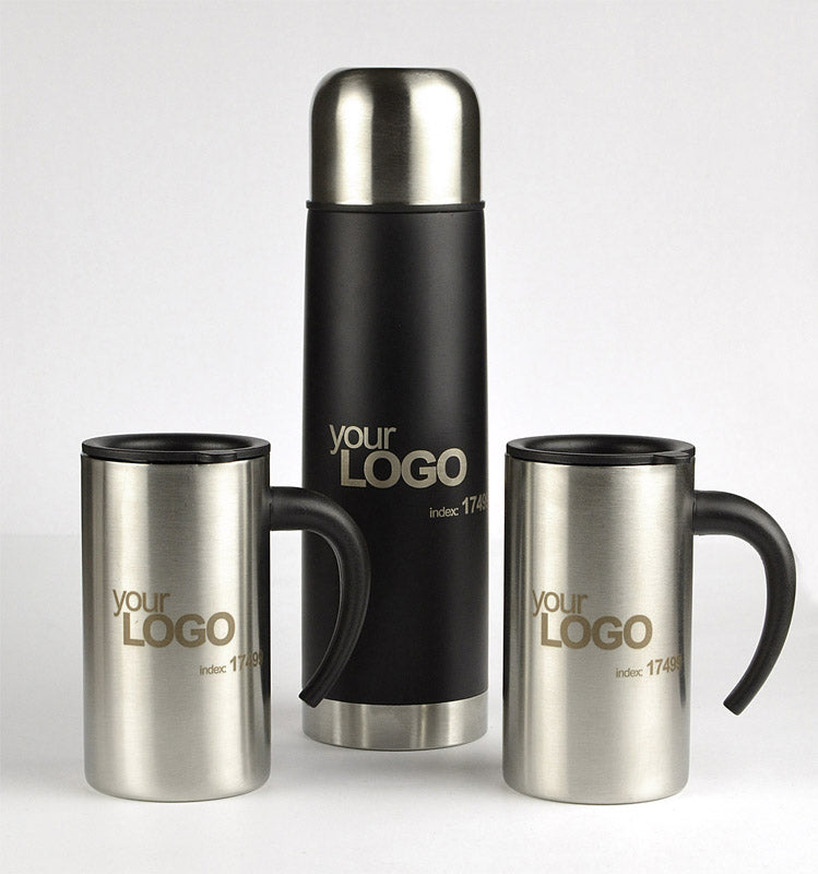 Zestaw upominkowy ACON (Termos 500 ml, 2 kubki 260 ml)