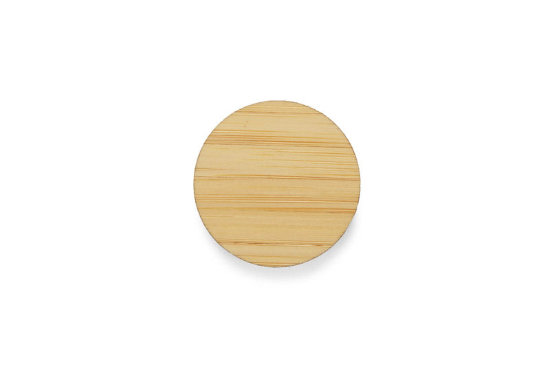 Przypinka bambusowa ROUND