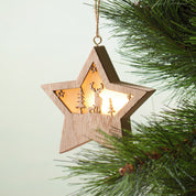 Gwiazda z MDF z lampką STARLIGHT