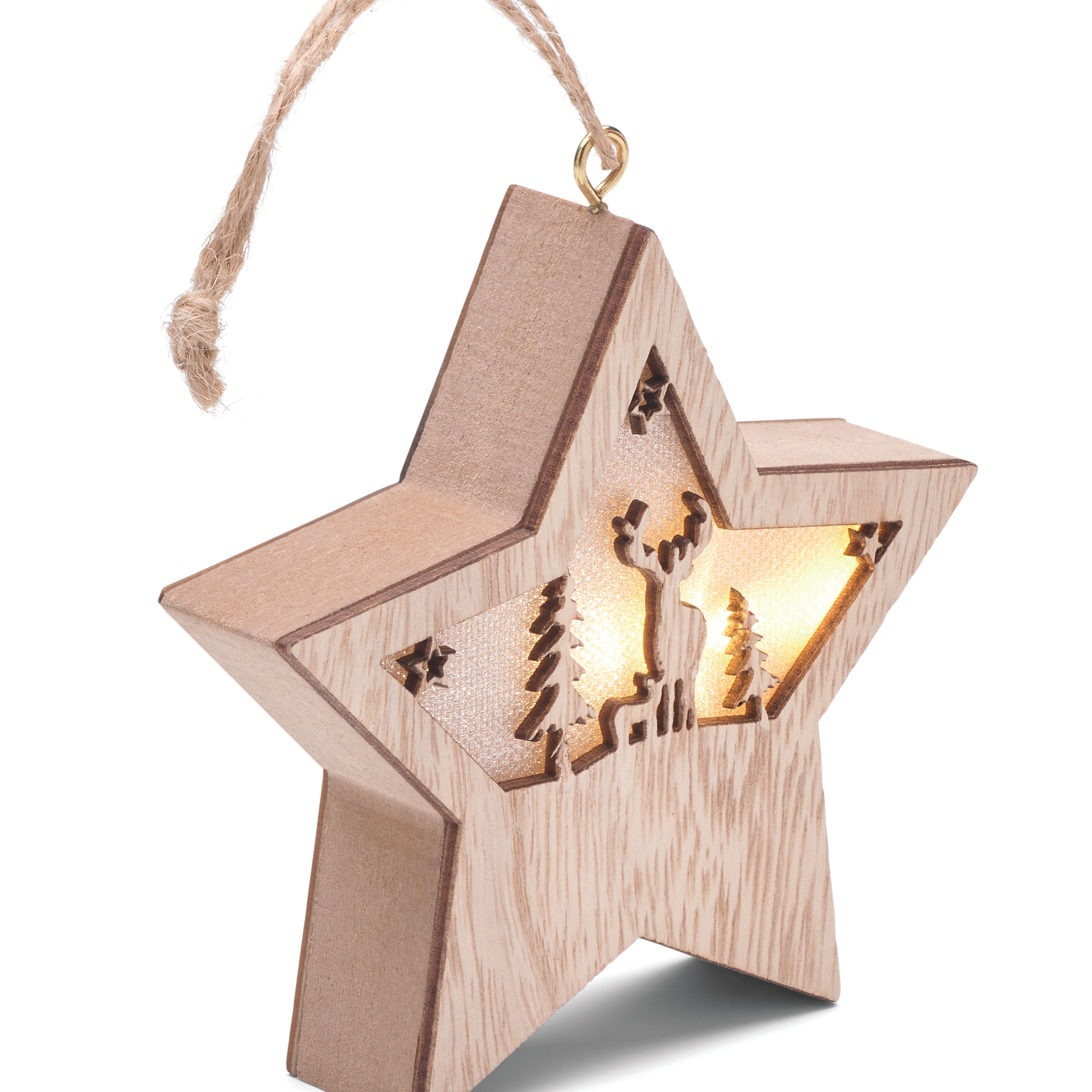 Gwiazda z MDF z lampką STARLIGHT
