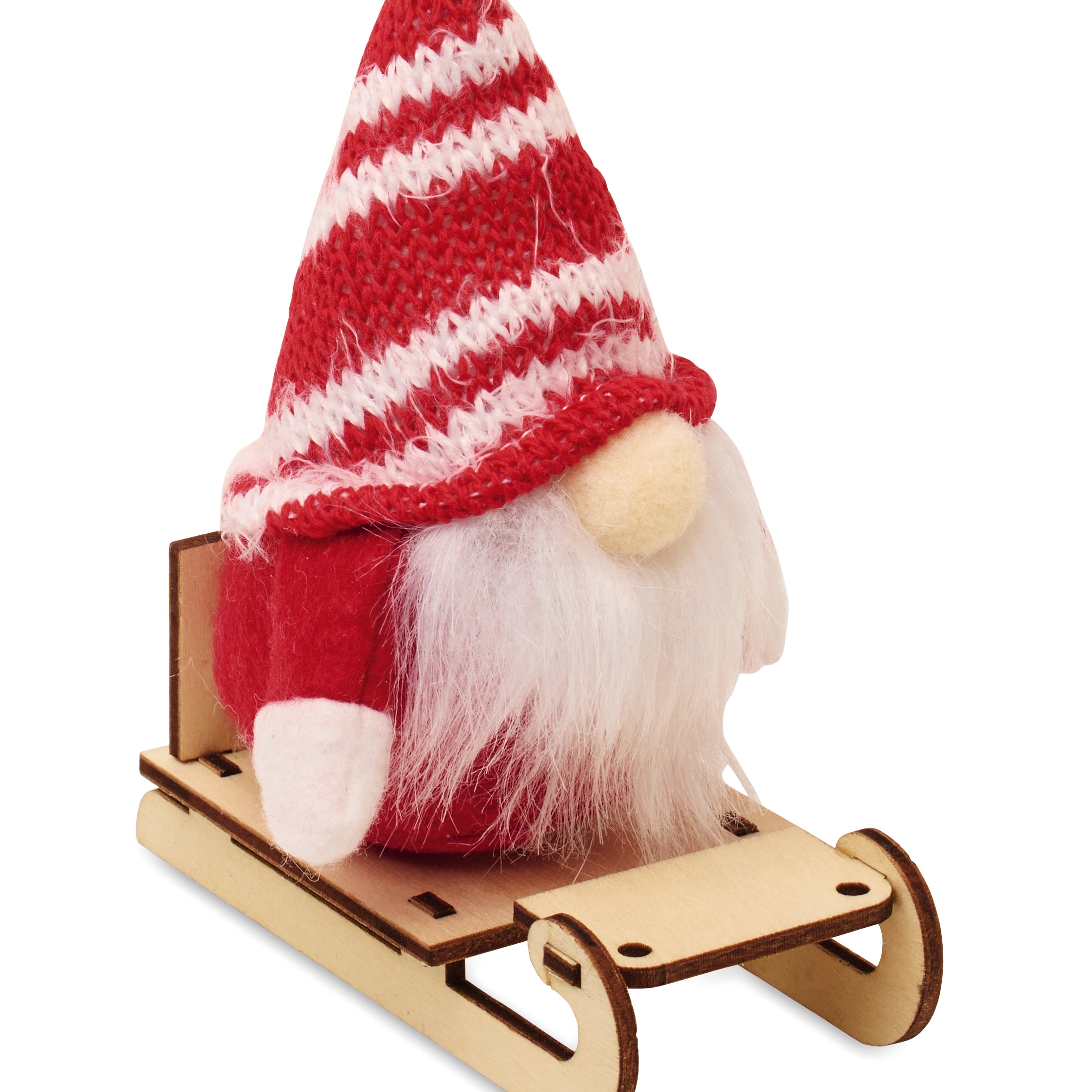 Skrzat na drewnianych saniach FROSTY SLEIGH
