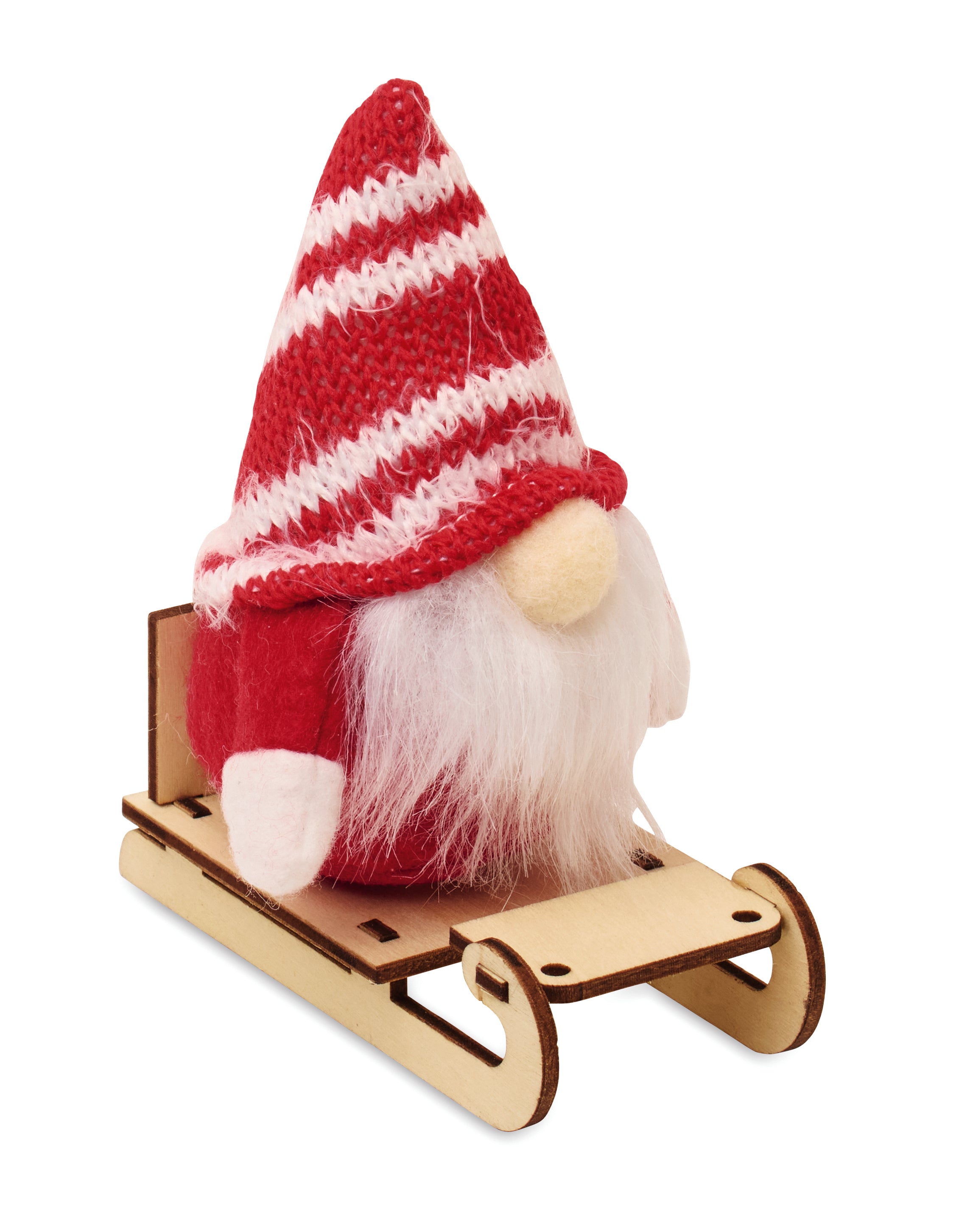 Skrzat na drewnianych saniach FROSTY SLEIGH
