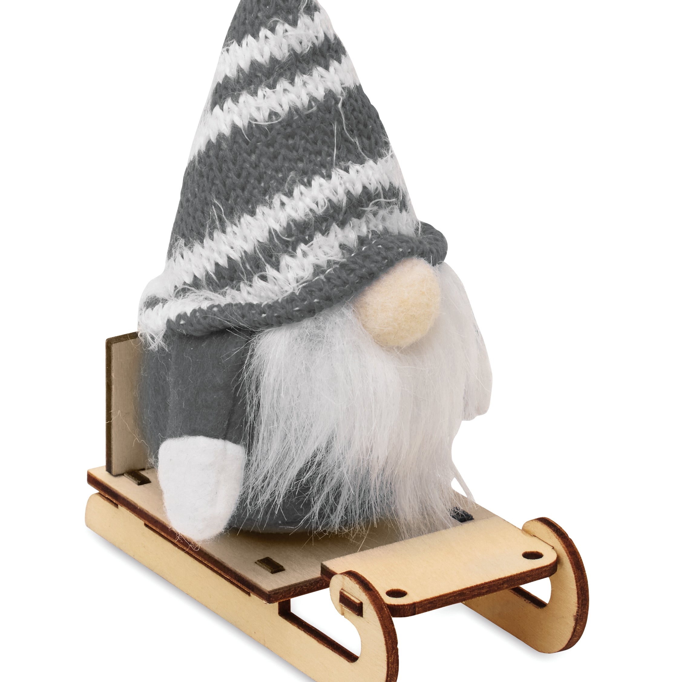 Skrzat na drewnianych saniach FROSTY SLEIGH