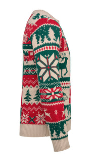 Świąteczny sweter z dzianiny S-M SHIMIS