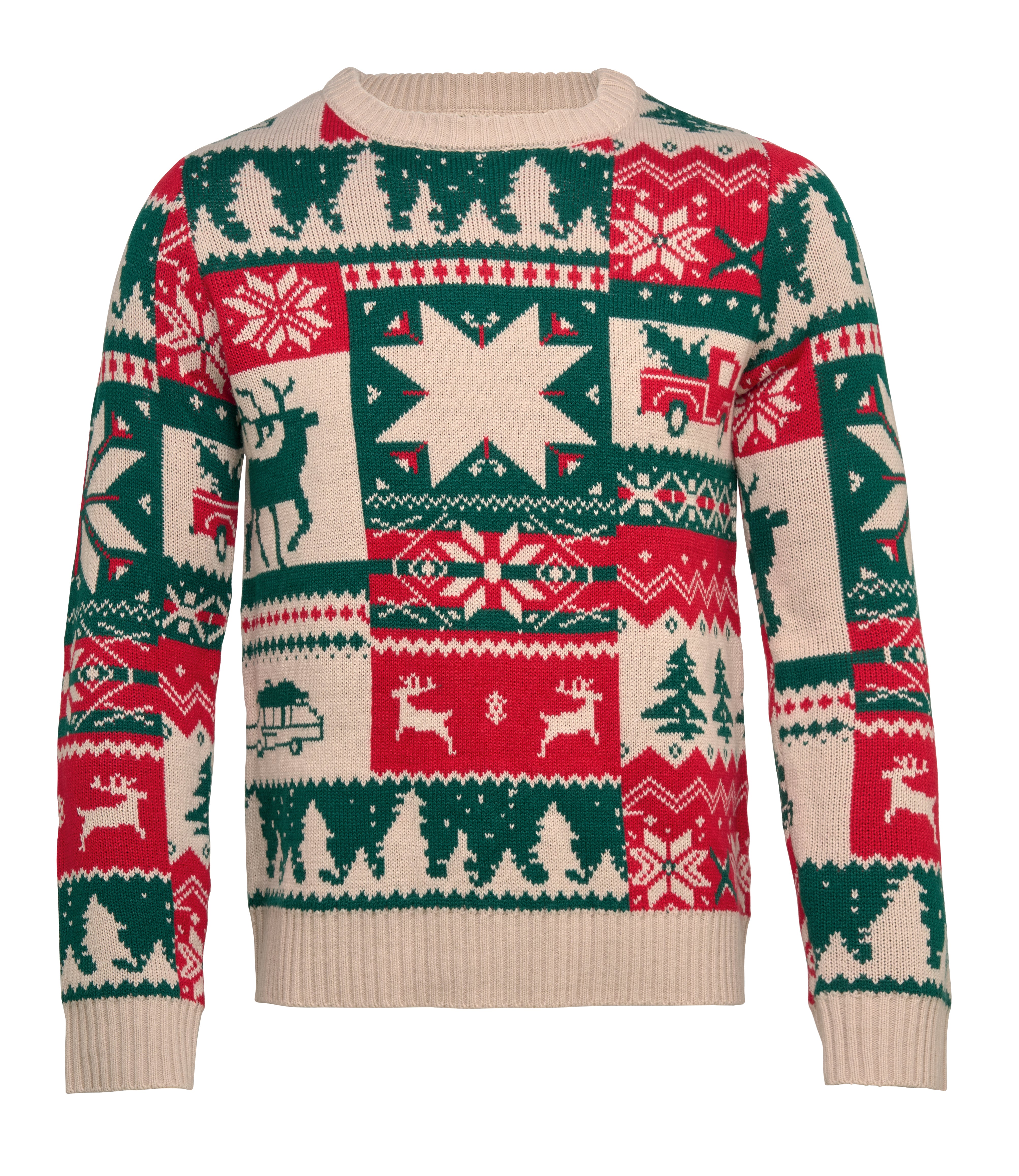 Świąteczny sweter z dzianiny S-M SHIMIS