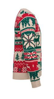 Świąteczny sweter z dzianiny L-XL SHIMIS XL