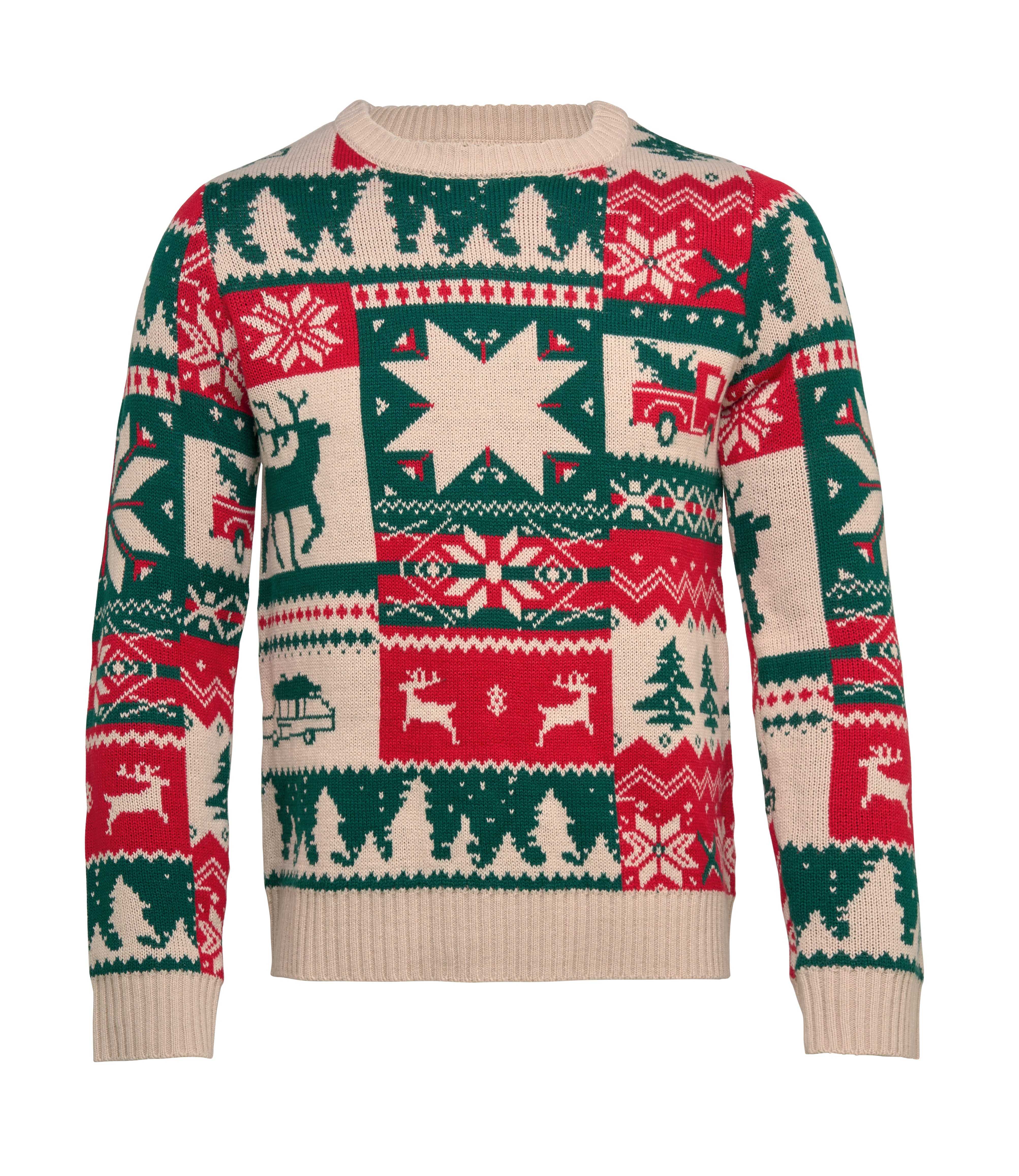 Świąteczny sweter z dzianiny L-XL SHIMIS XL