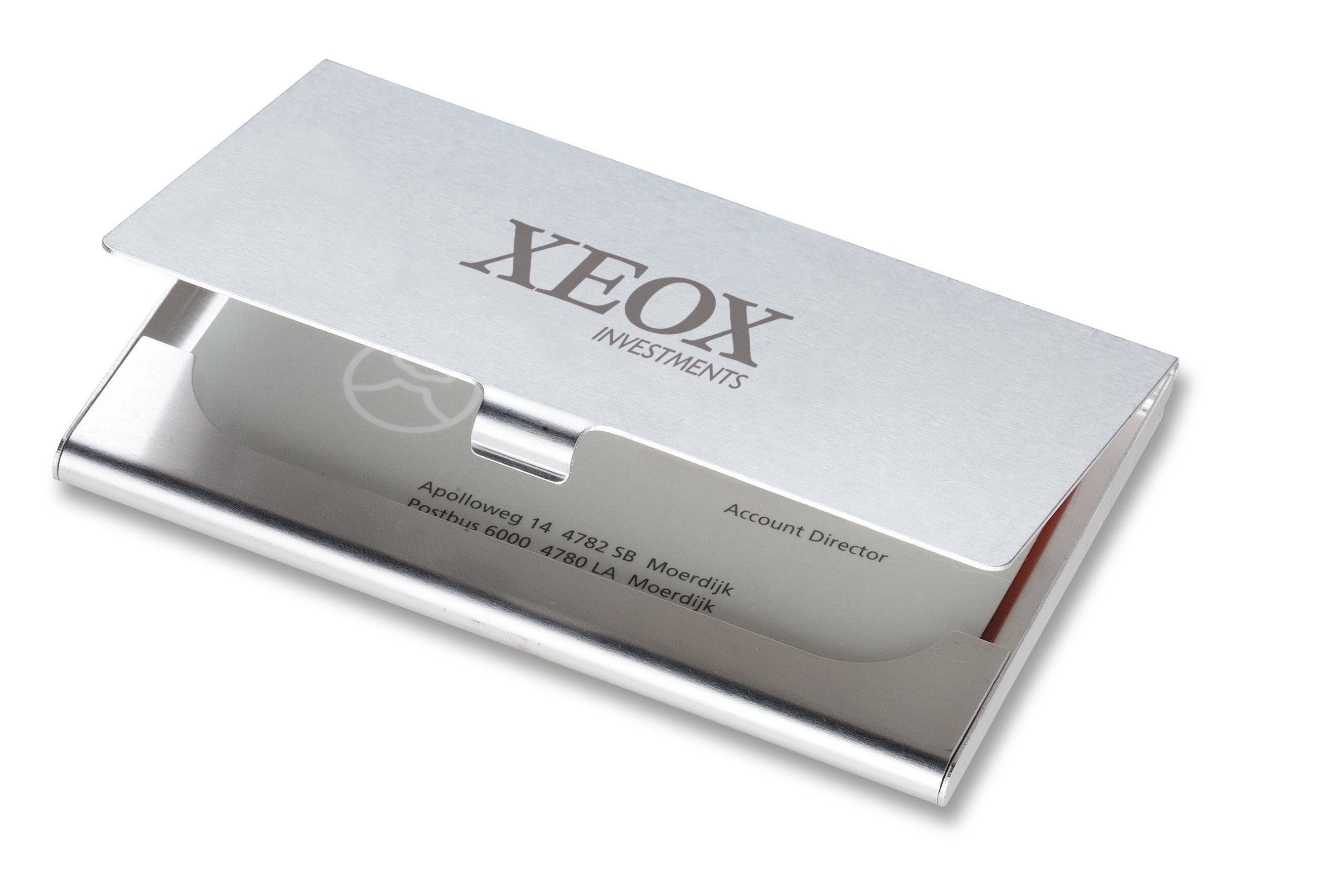 Aluminiowe etui na wizytówki EPSOM