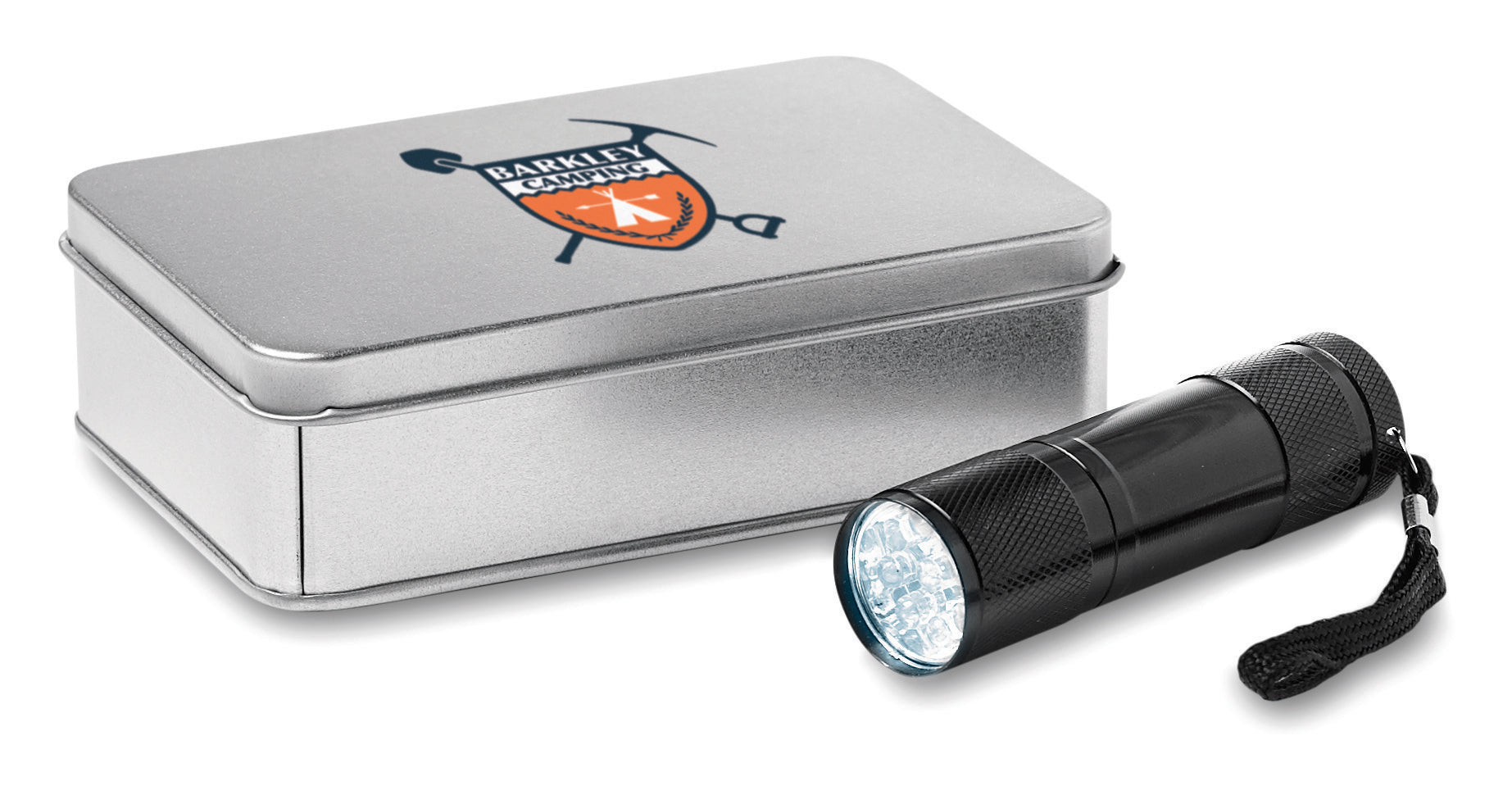 Metalowa latarka z 9 LED LED PLUS