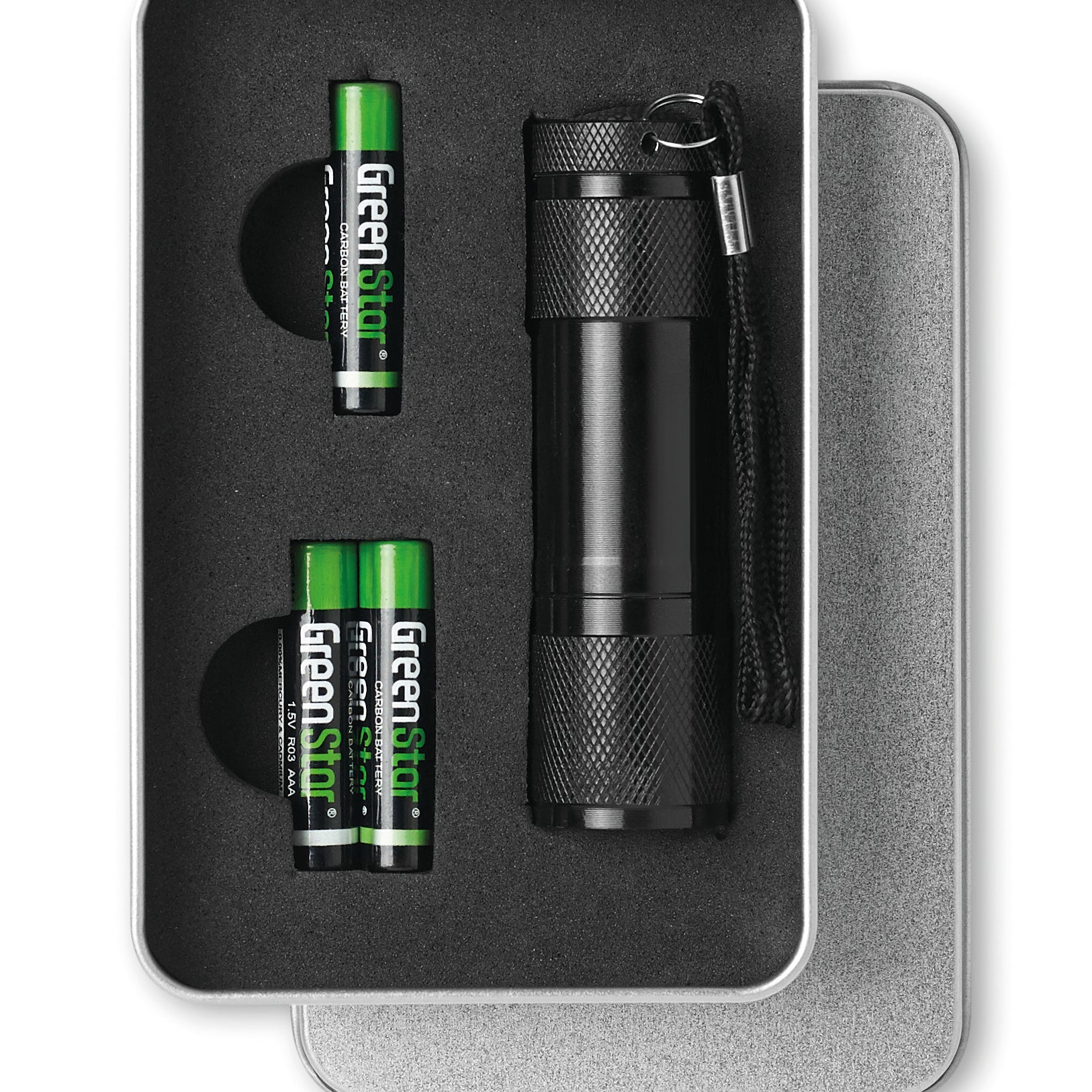 Metalowa latarka z 9 LED LED PLUS