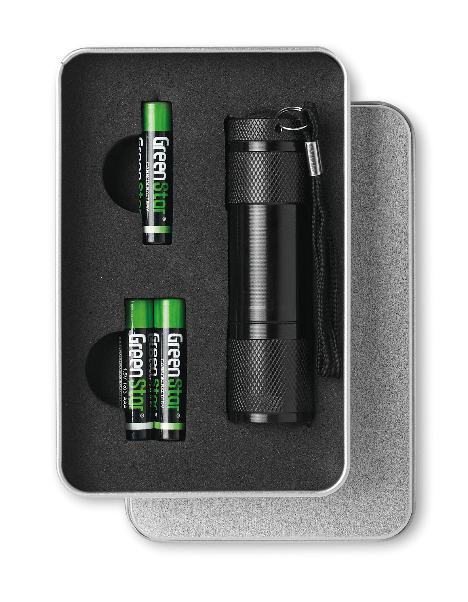 Metalowa latarka z 9 LED LED PLUS