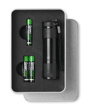 Metalowa latarka z 9 LED LED PLUS