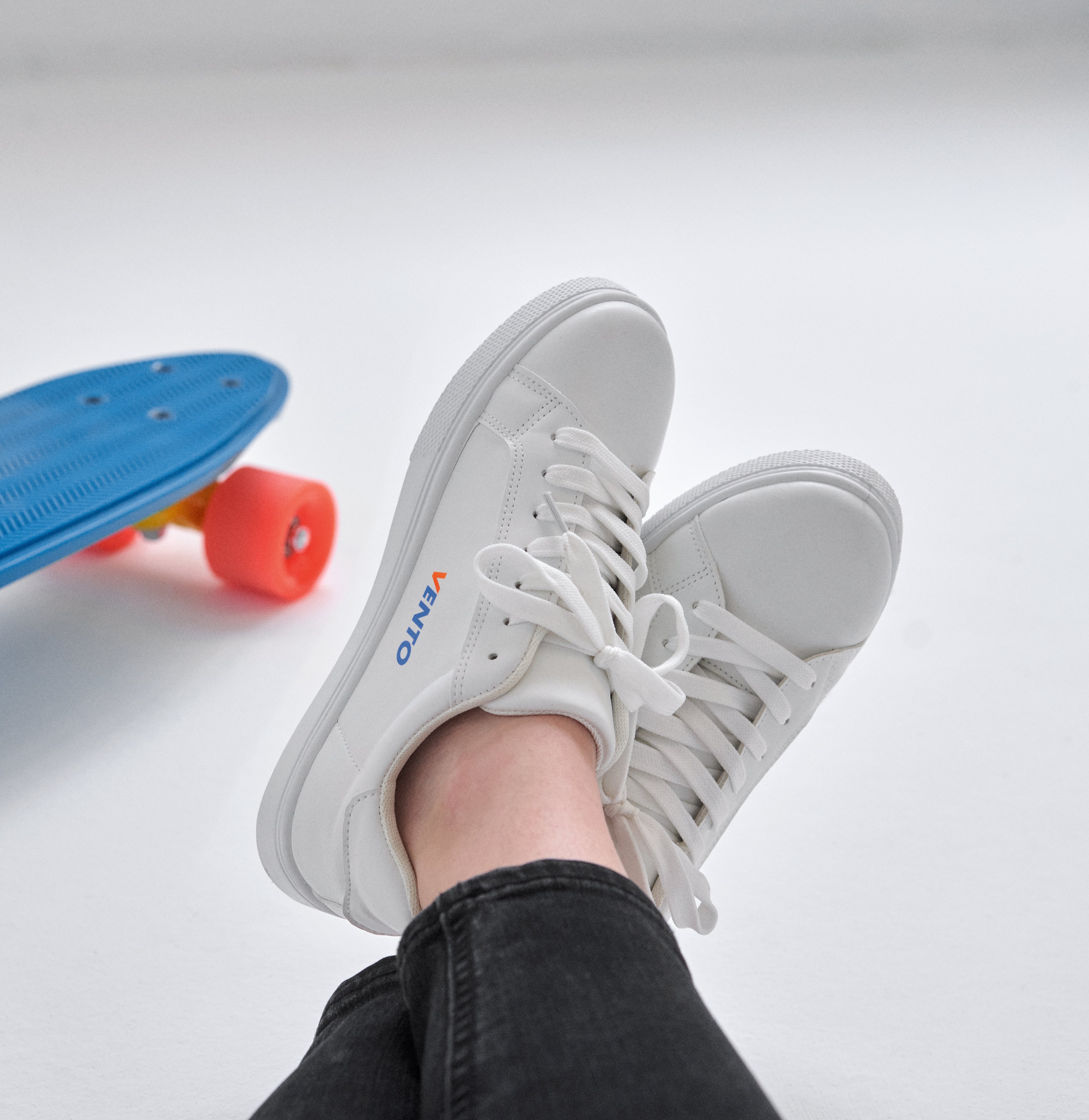 Trampki z PU 39 BLANCOS