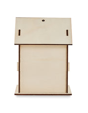 Drewniany domek dla ptaków DIY PAINTHOUSE