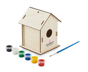Drewniany domek dla ptaków DIY PAINTHOUSE