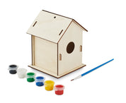 Drewniany domek dla ptaków DIY PAINTHOUSE