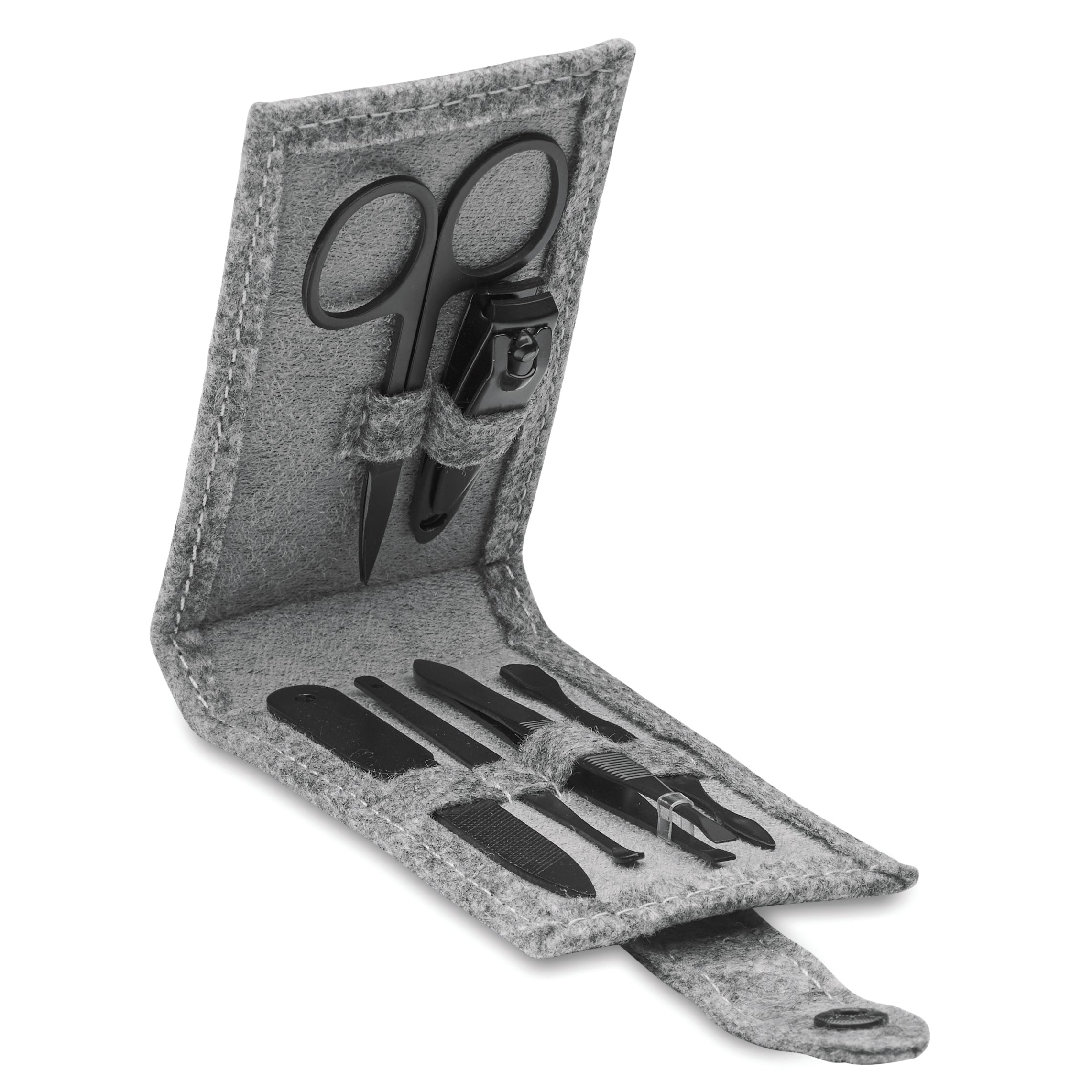 6-el zestaw manicure filc RPET NAILKIT FELT