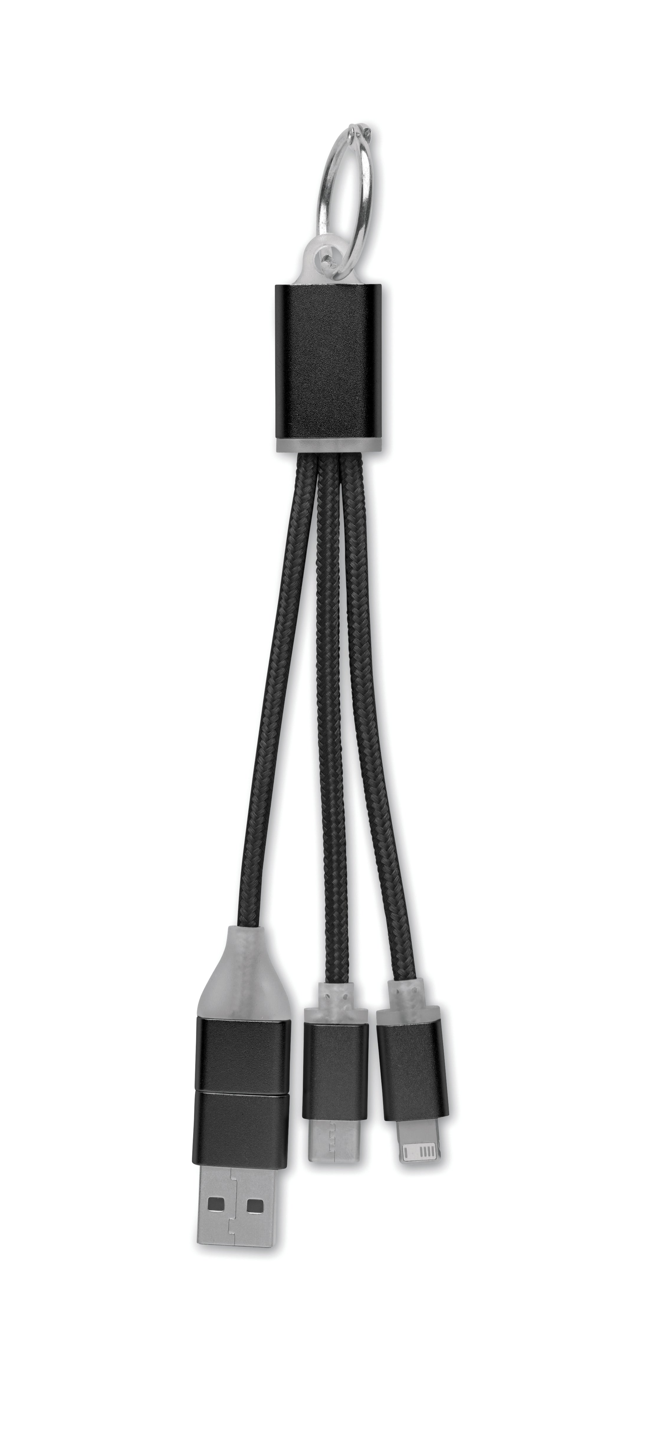 Kabel ładujący 4 w 1 typu C BLUE