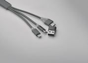 Kabel ładujący 4 w 1 typu C BLUE