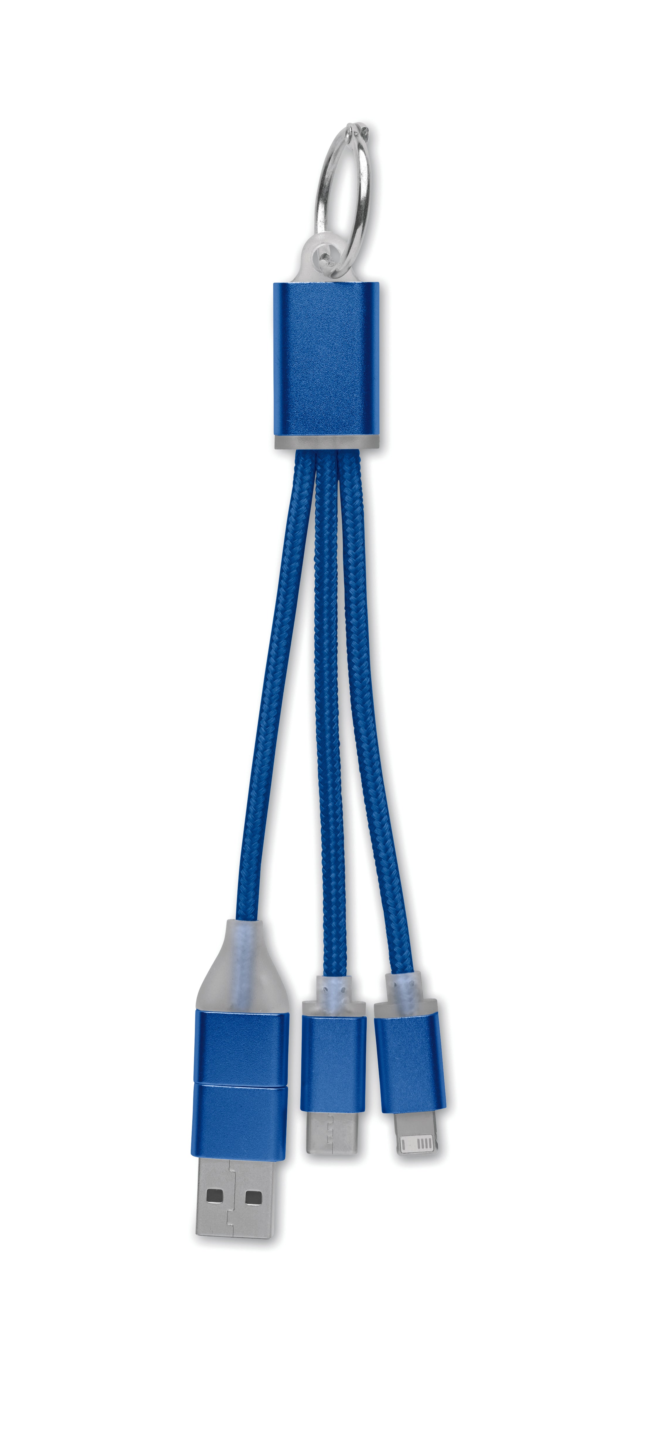 Kabel ładujący 4 w 1 typu C BLUE
