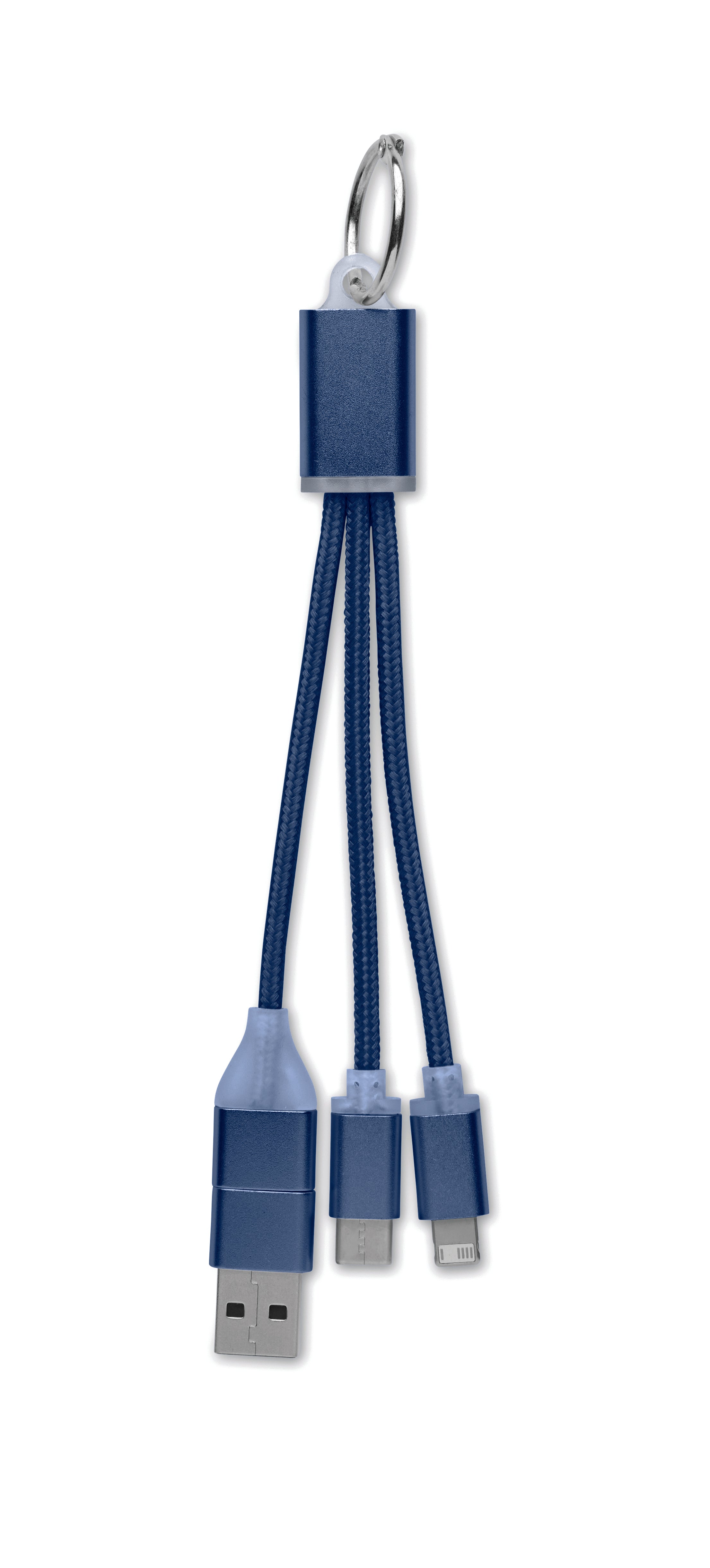 Kabel ładujący 4 w 1 typu C BLUE
