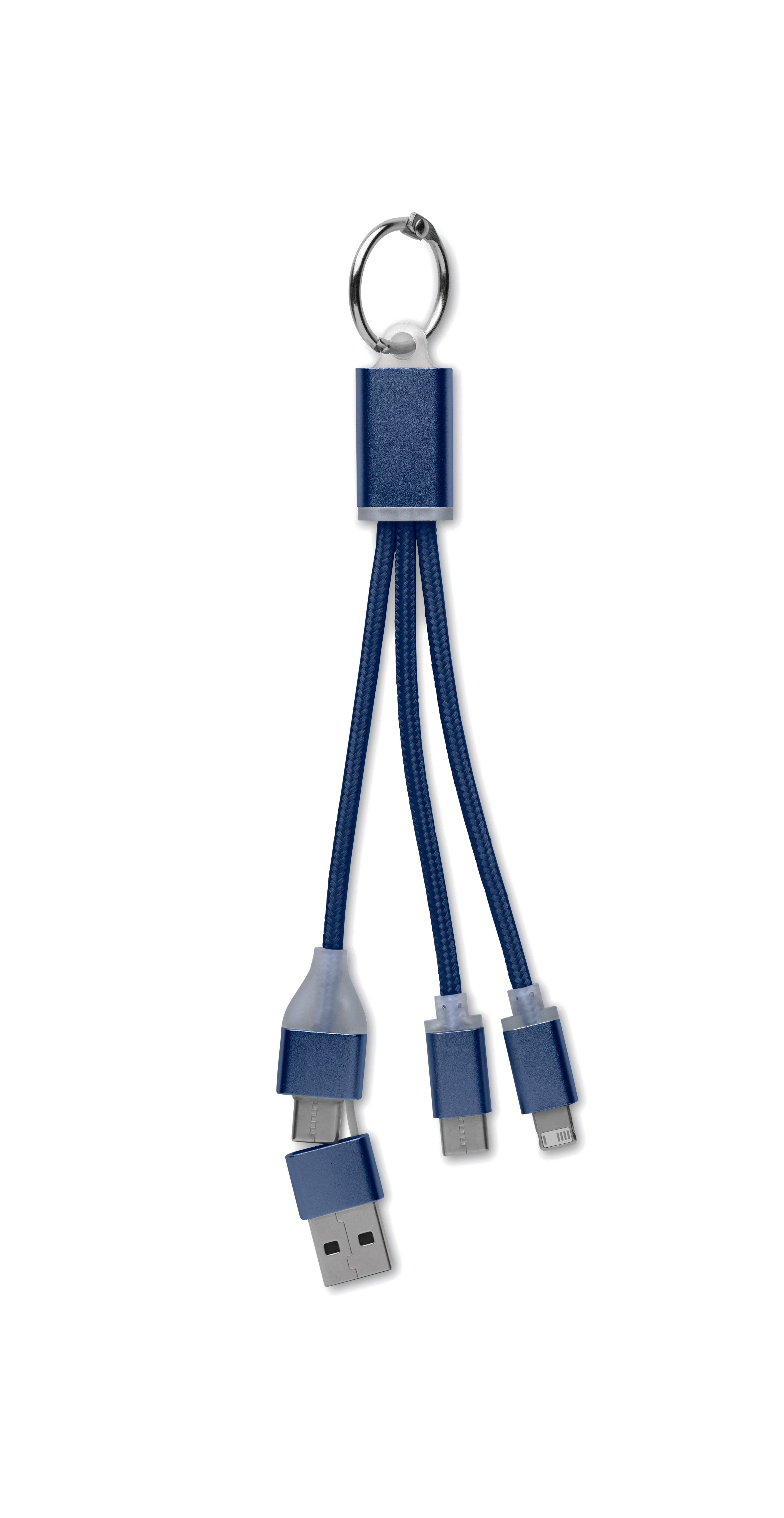 Kabel ładujący 4 w 1 typu C BLUE