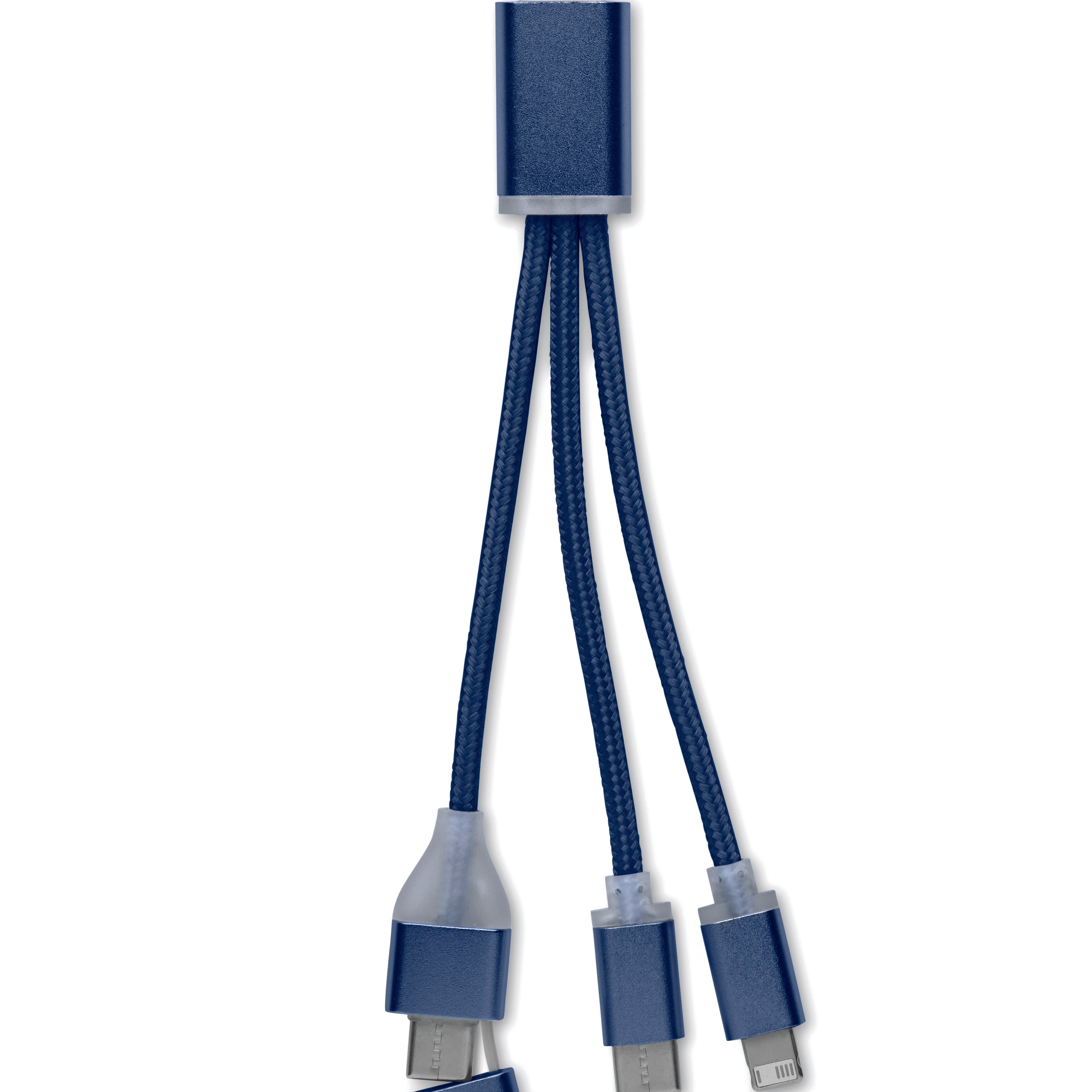 Kabel ładujący 4 w 1 typu C BLUE