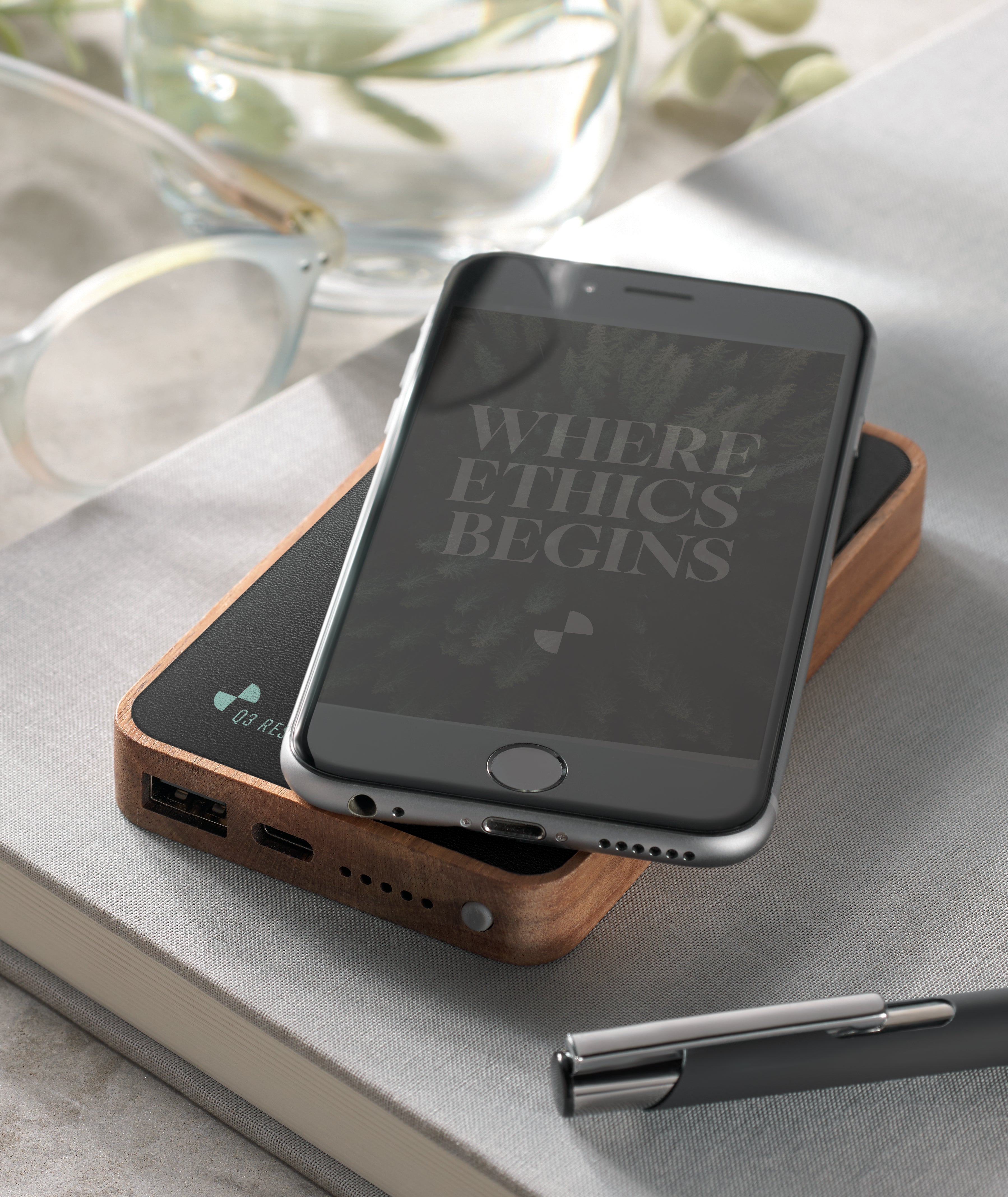 Bezprzew. power bank 4000 mAh ACAPOW
