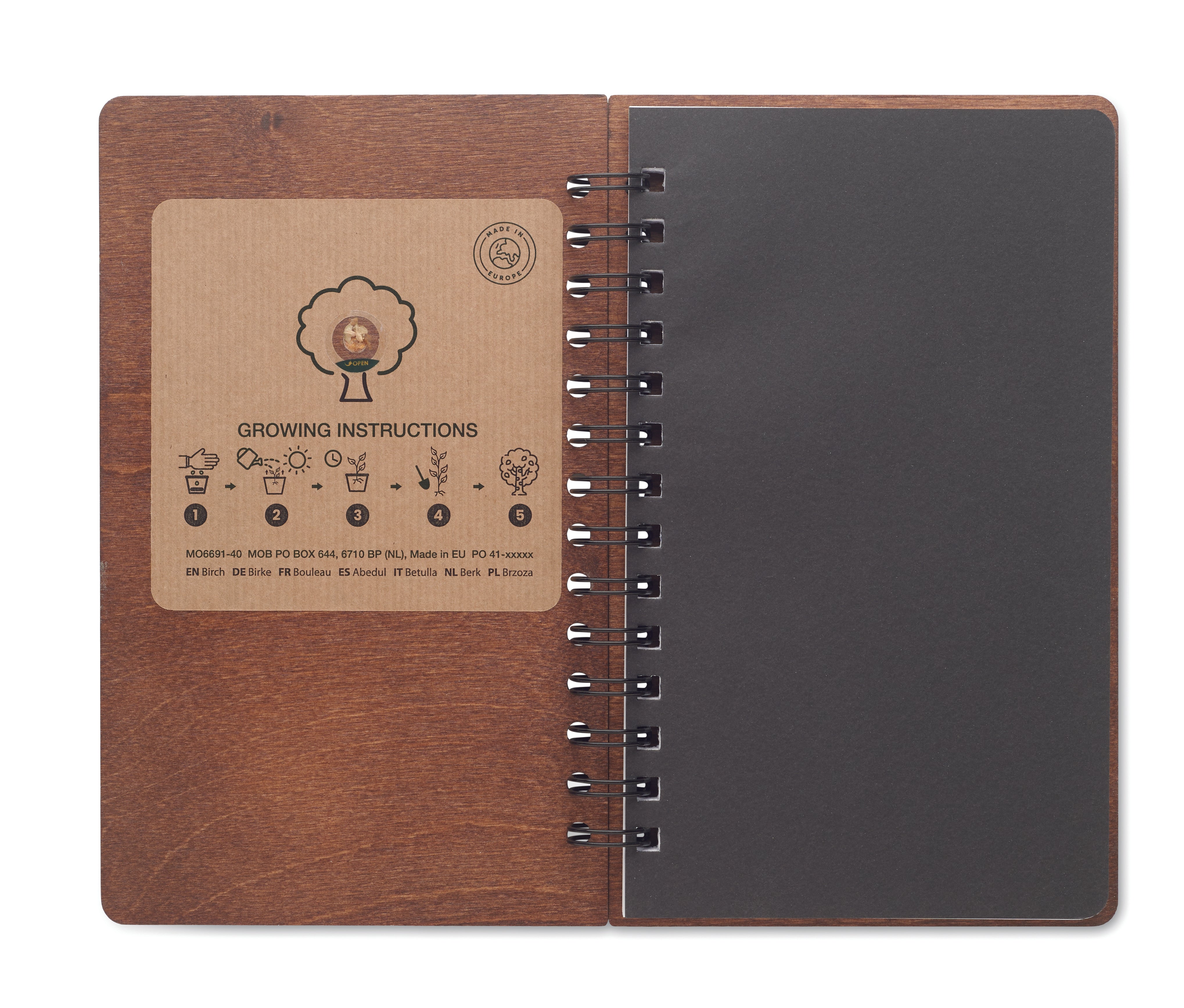 Brzozowy zeszyt A5  GROWBOOK SAVAGE