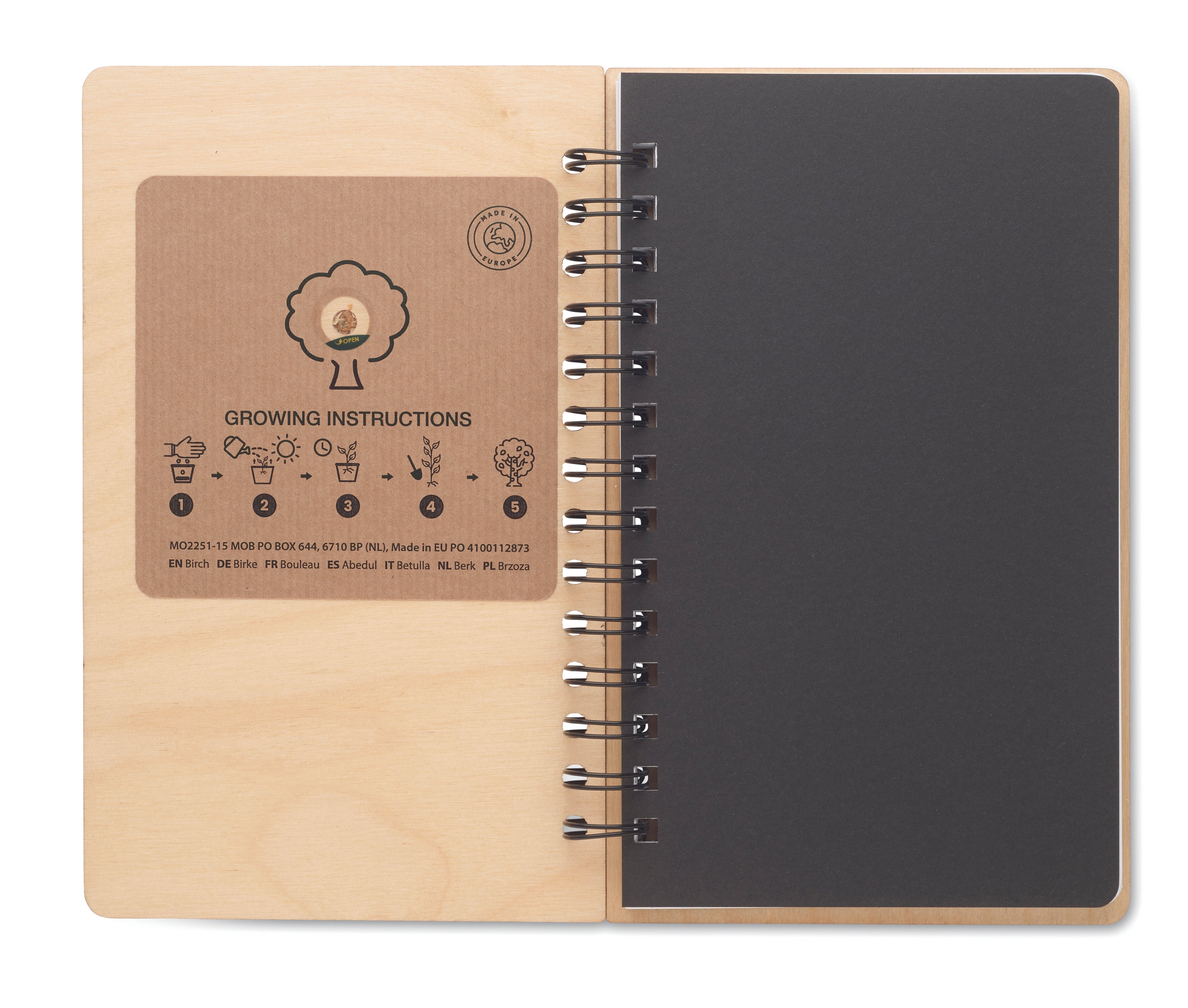 Brzozowy zeszyt A5  GROWBOOK SAVAGE