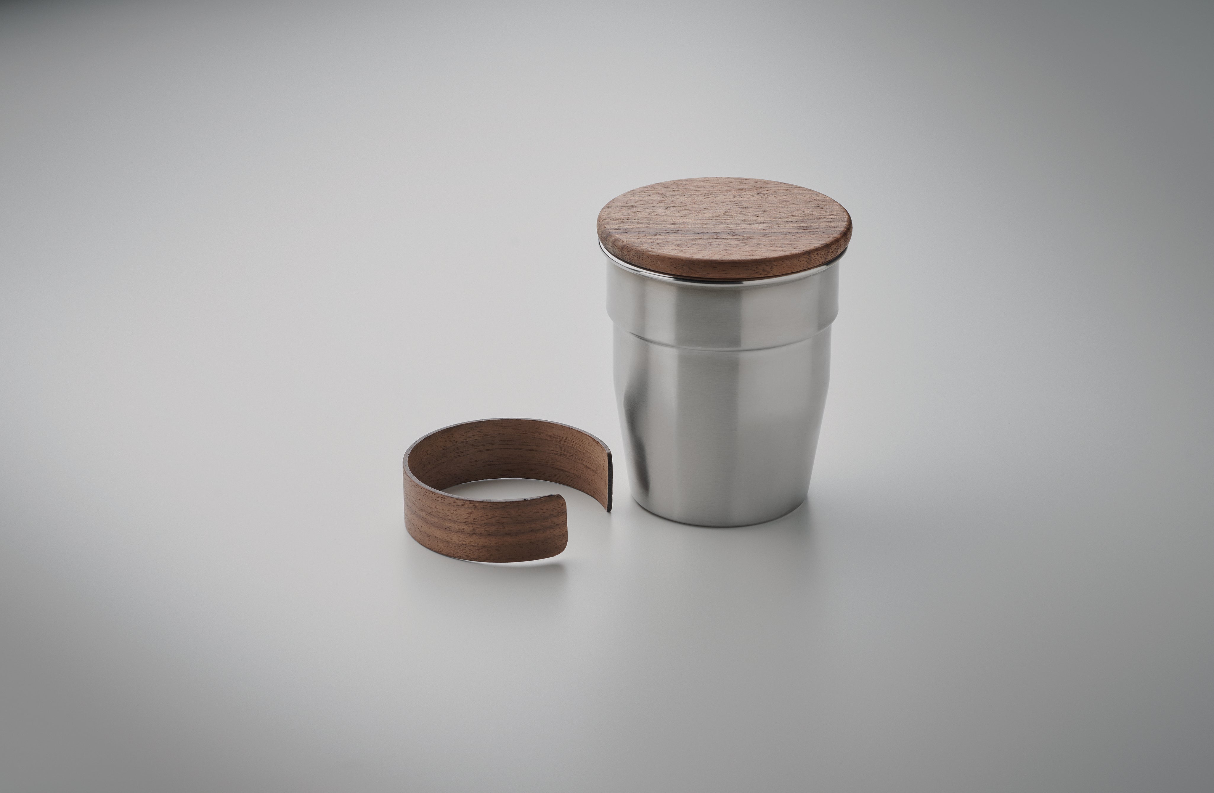 Kubek z pojedynczą ścianką 350 WALNUT