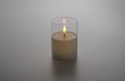 Świeca woskowa LED w szkle XANDLE+