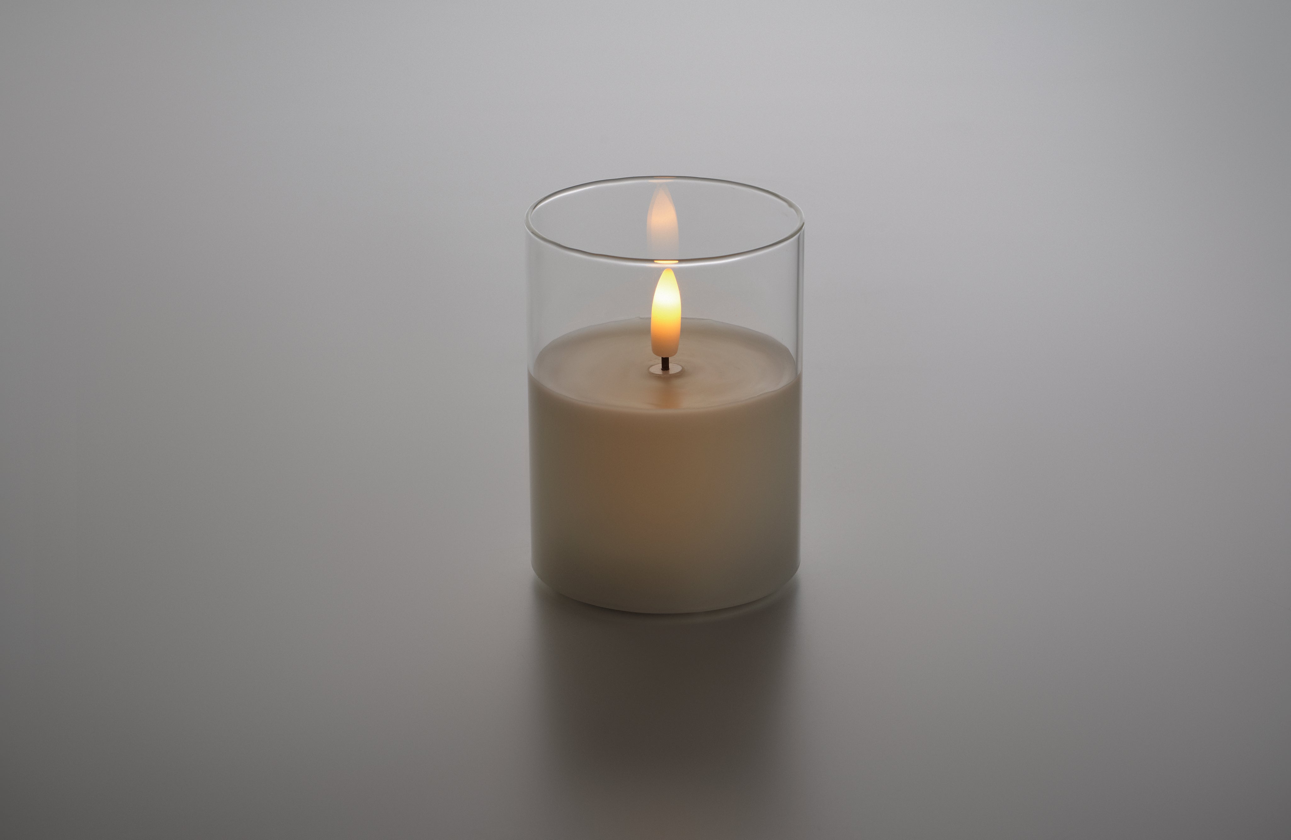Świeca woskowa LED w szkle XANDLE+