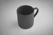 Kubek ceramiczny w prążki 340 m RIBMUG