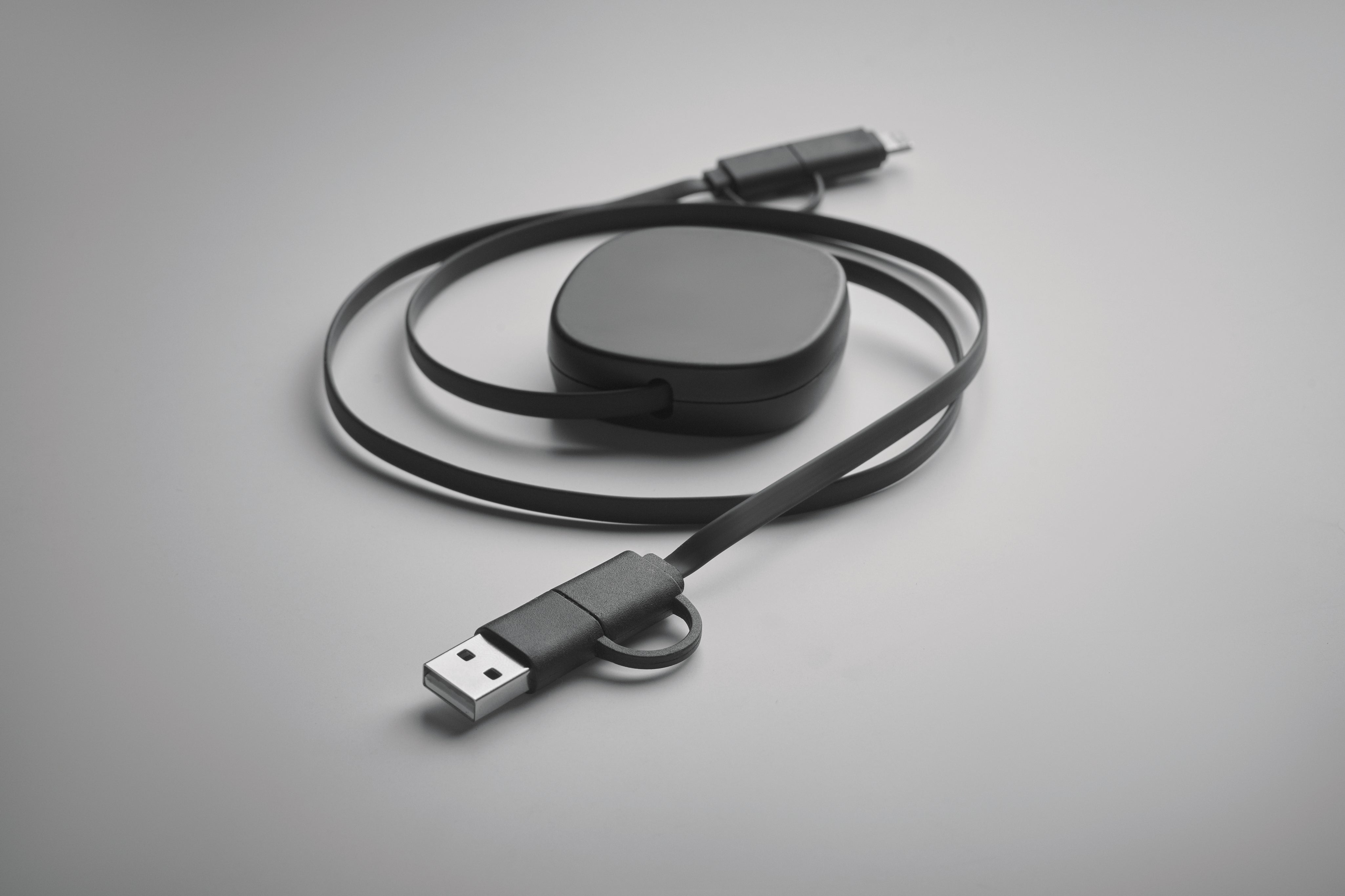Zwijany kabel ładujący o mocy 6 LINEA