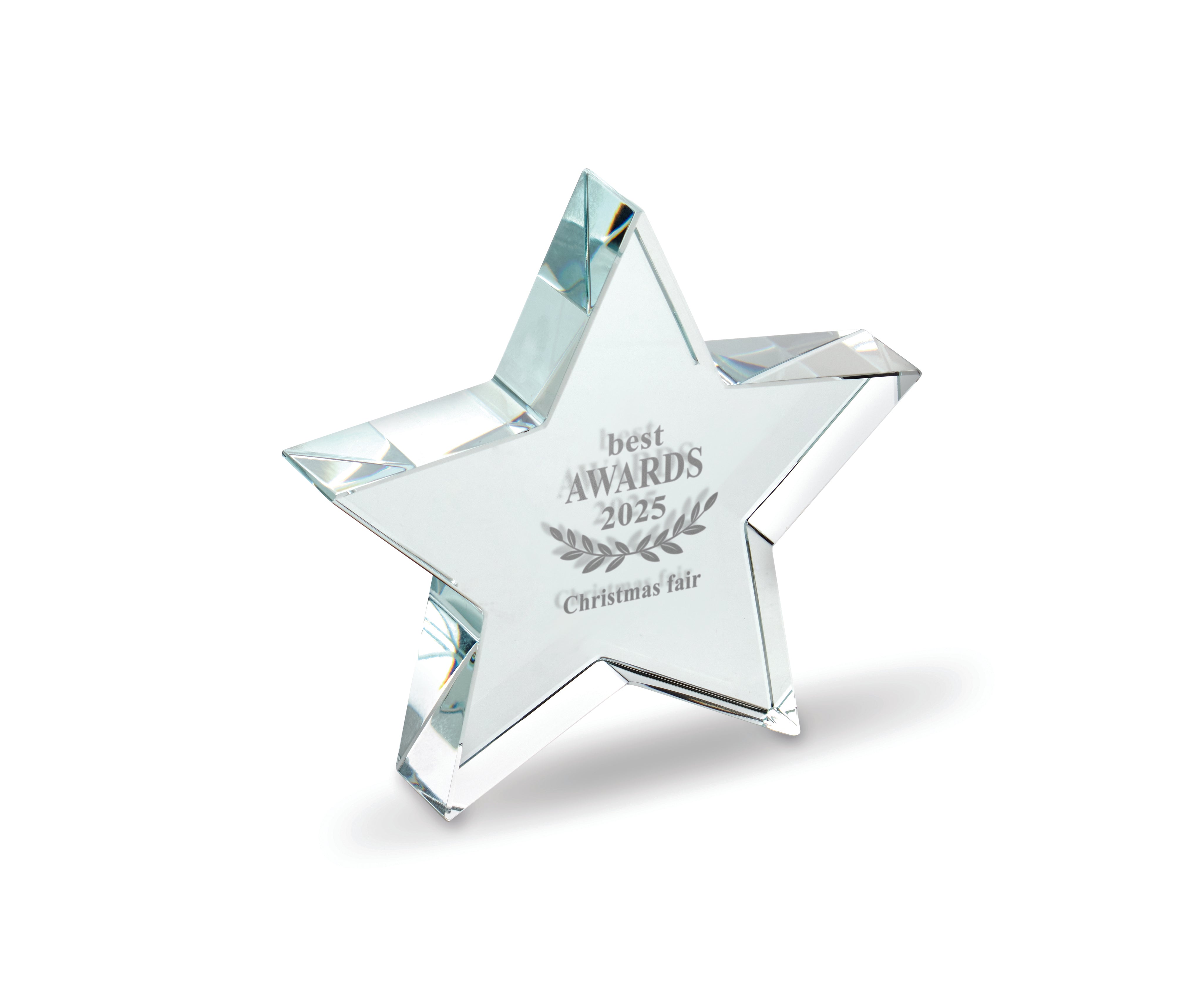 Szklana statuetka gwiazda STARWARD