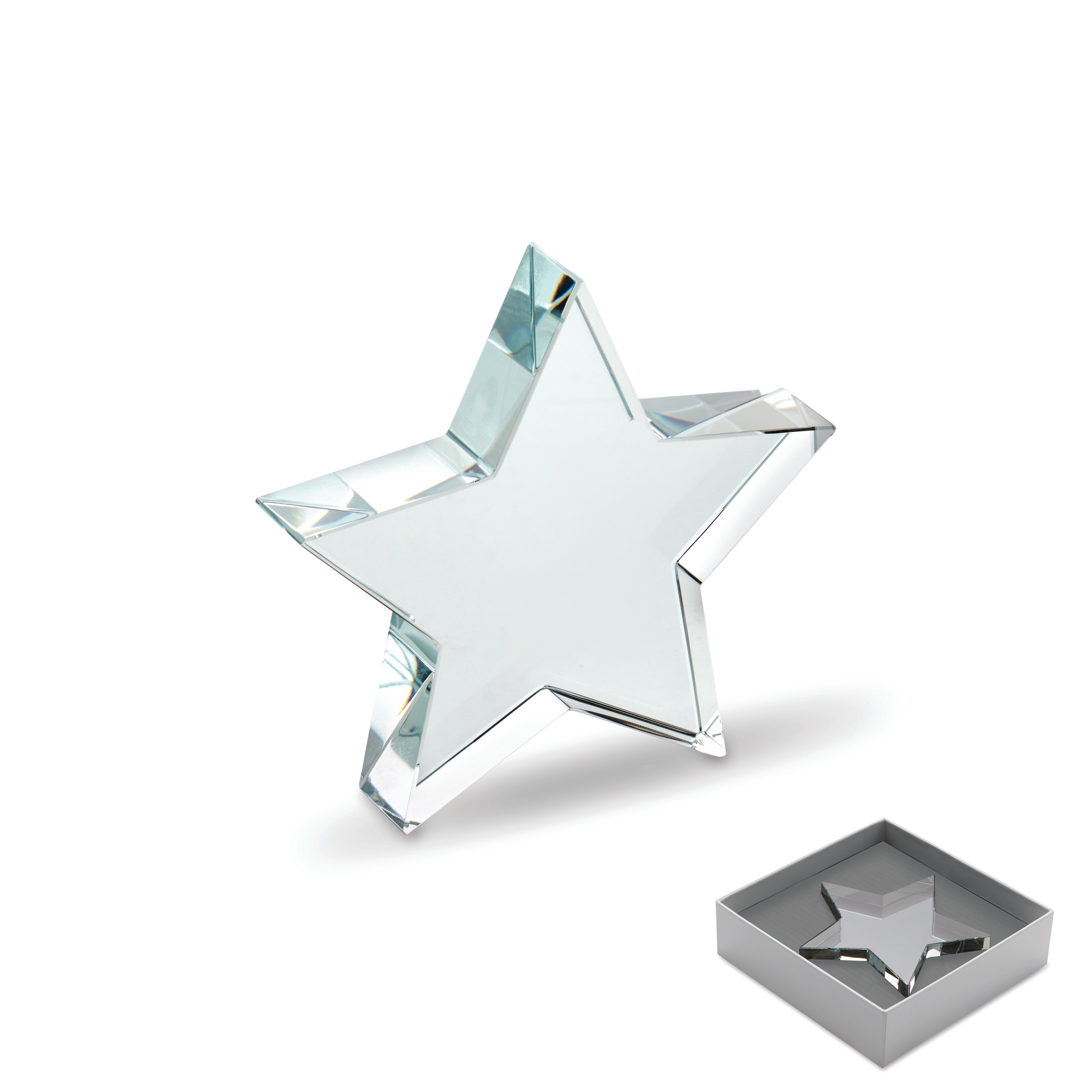 Szklana statuetka gwiazda STARWARD