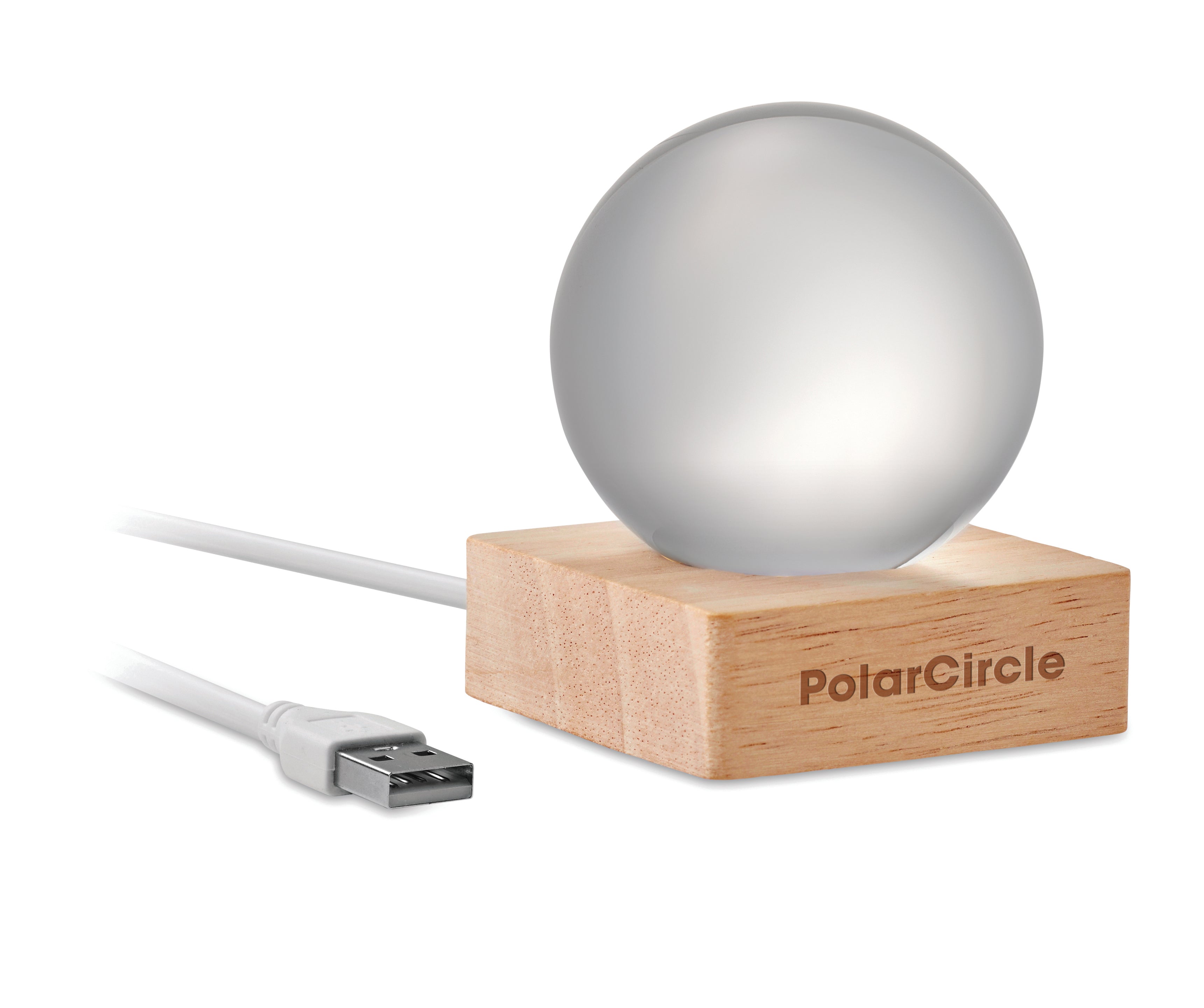 Szklana kula LED LIGHT