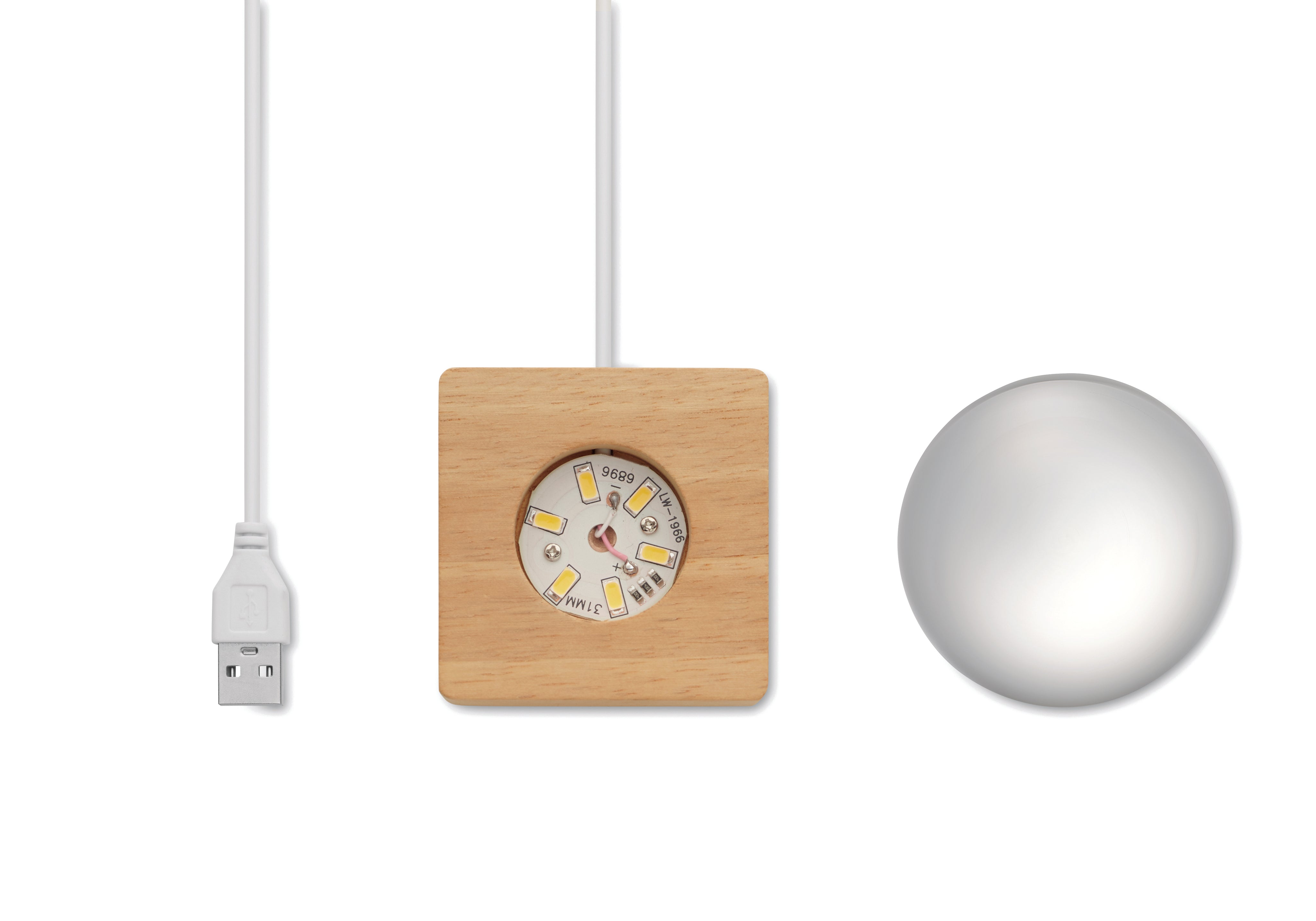 Szklana kula LED LIGHT