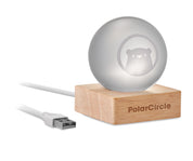 Szklana kula LED LIGHT