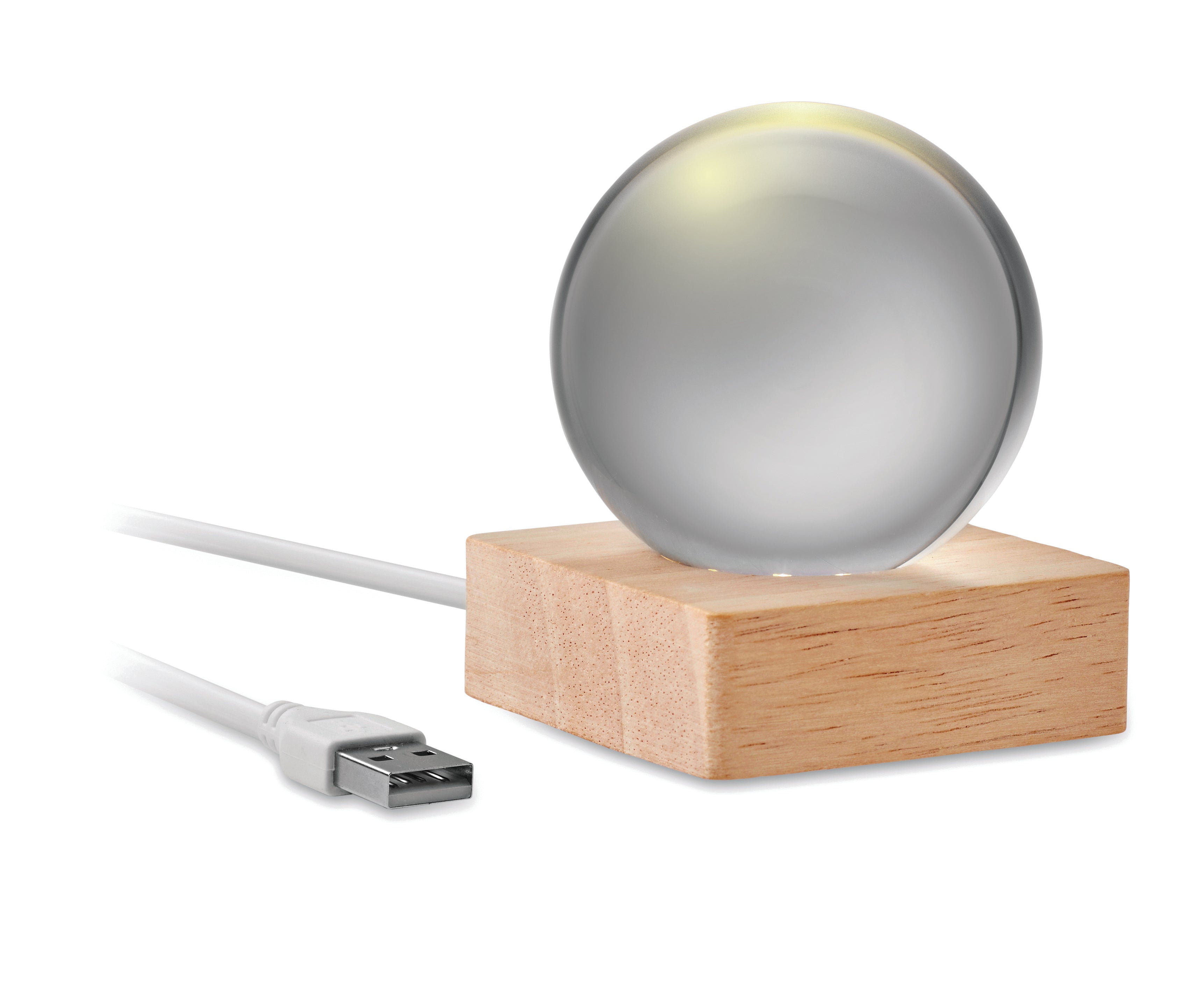 Szklana kula LED LIGHT